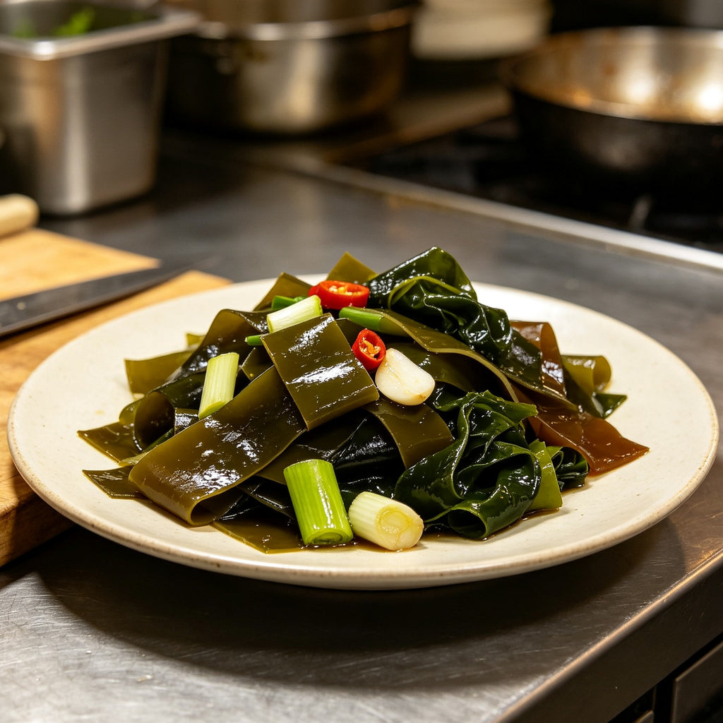 Fresh Kelp Noodle Seaweed Salad