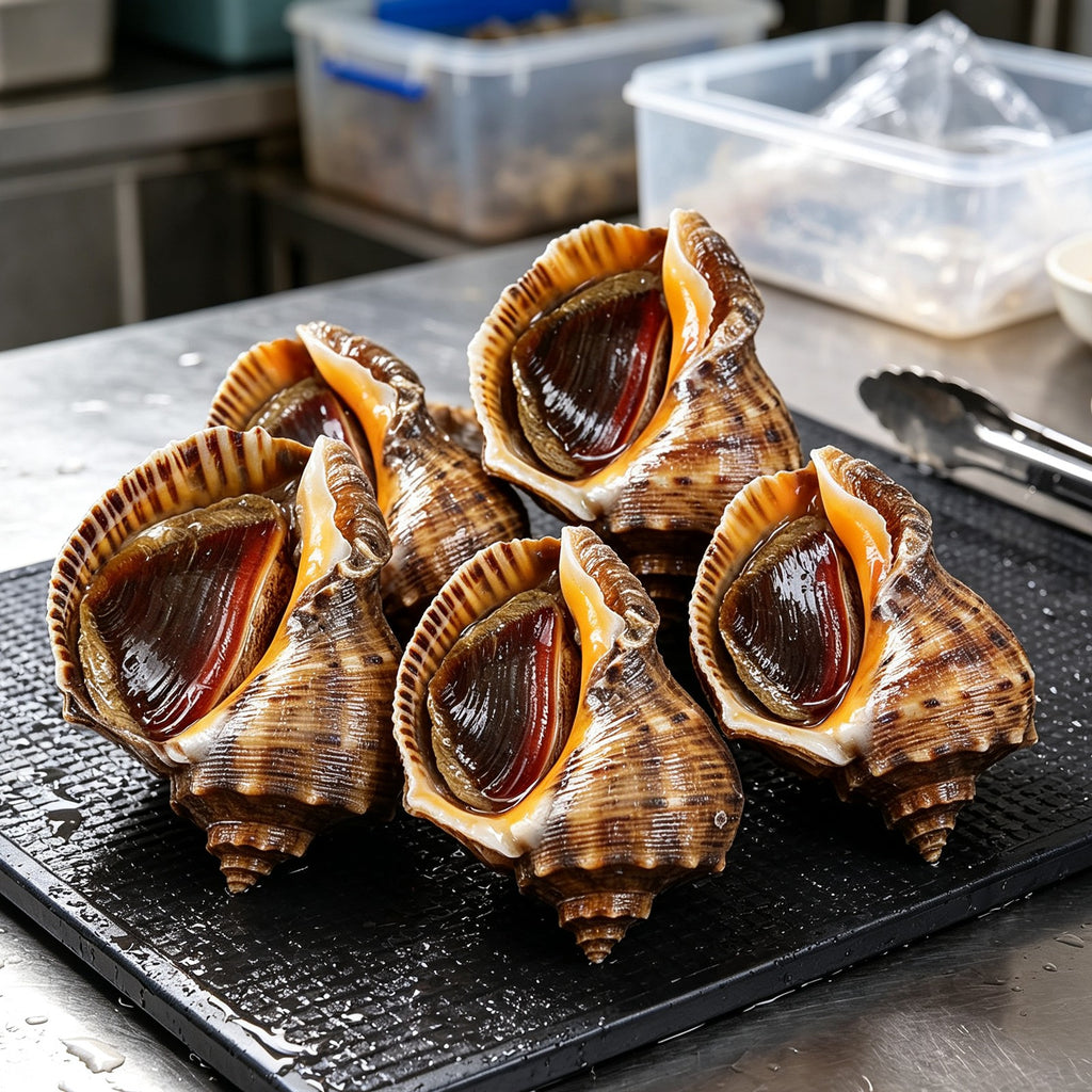 Steamed Sea Snails In Shell