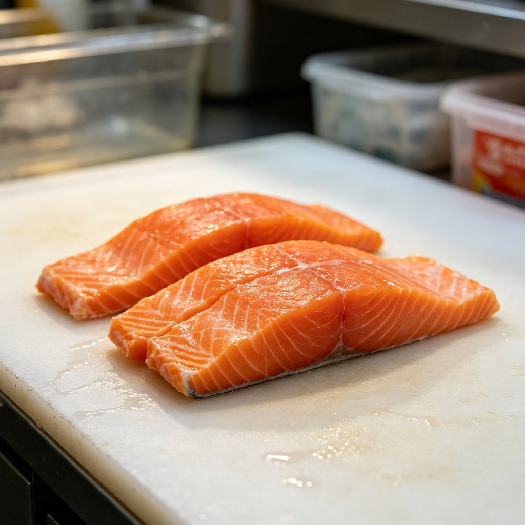 Premium Fresh Raw Salmon Fillets